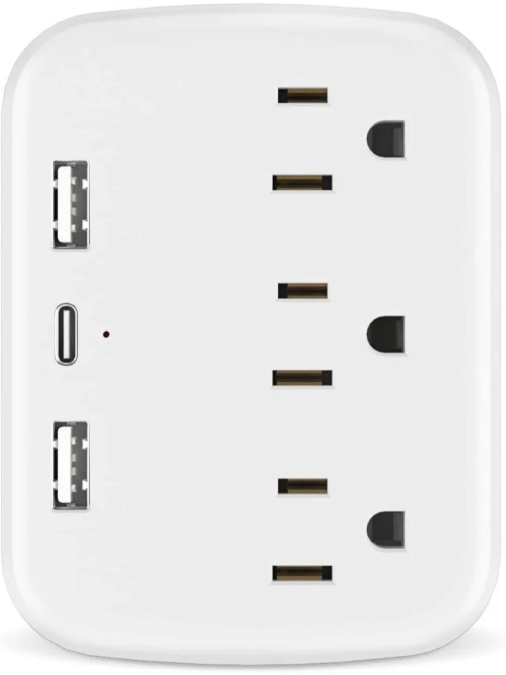 Outlet Extender Multi Plug – Surge Protector Wall Adapter with 3 AC Outlets